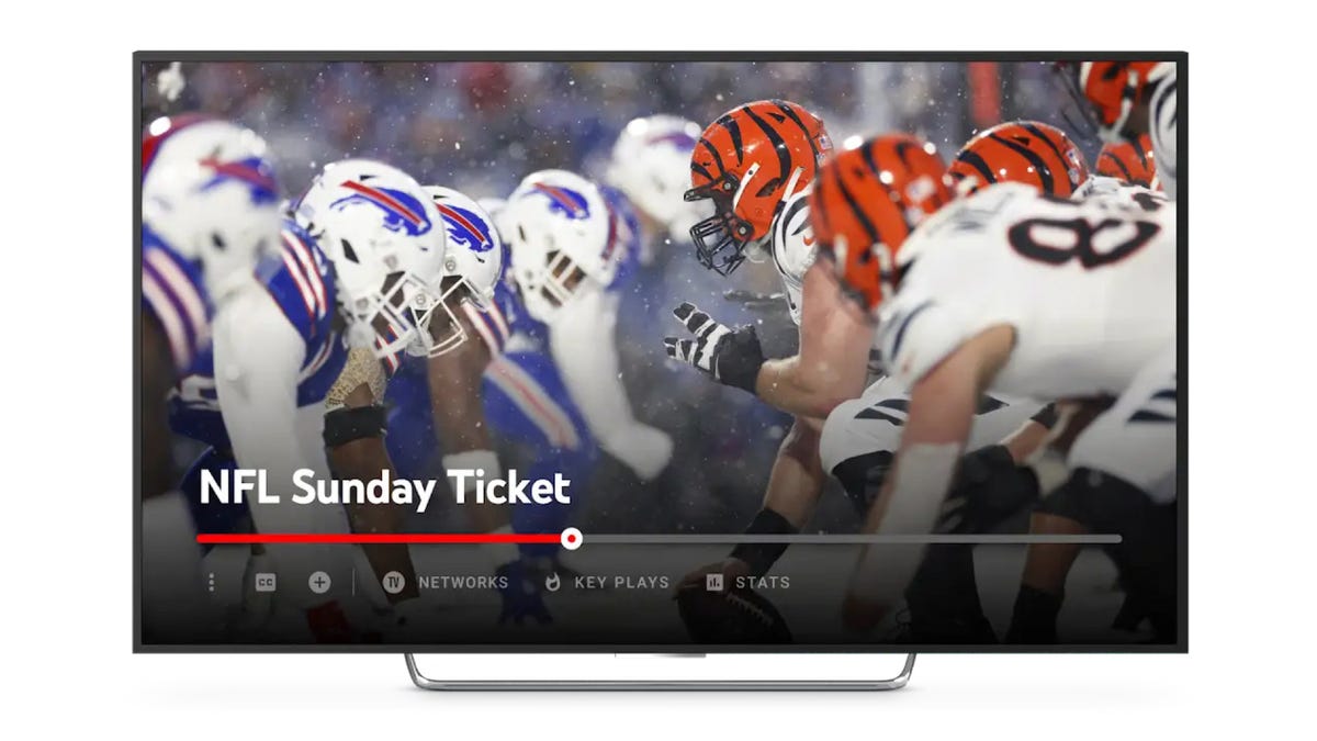 NFL Sunday Ticket on YouTube TV.