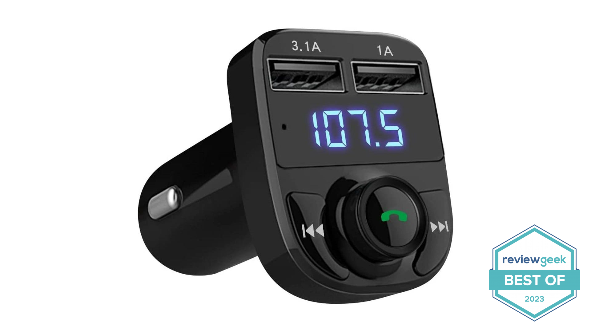 LIHAN HY82 In-Car FM Transmitter on a white background
