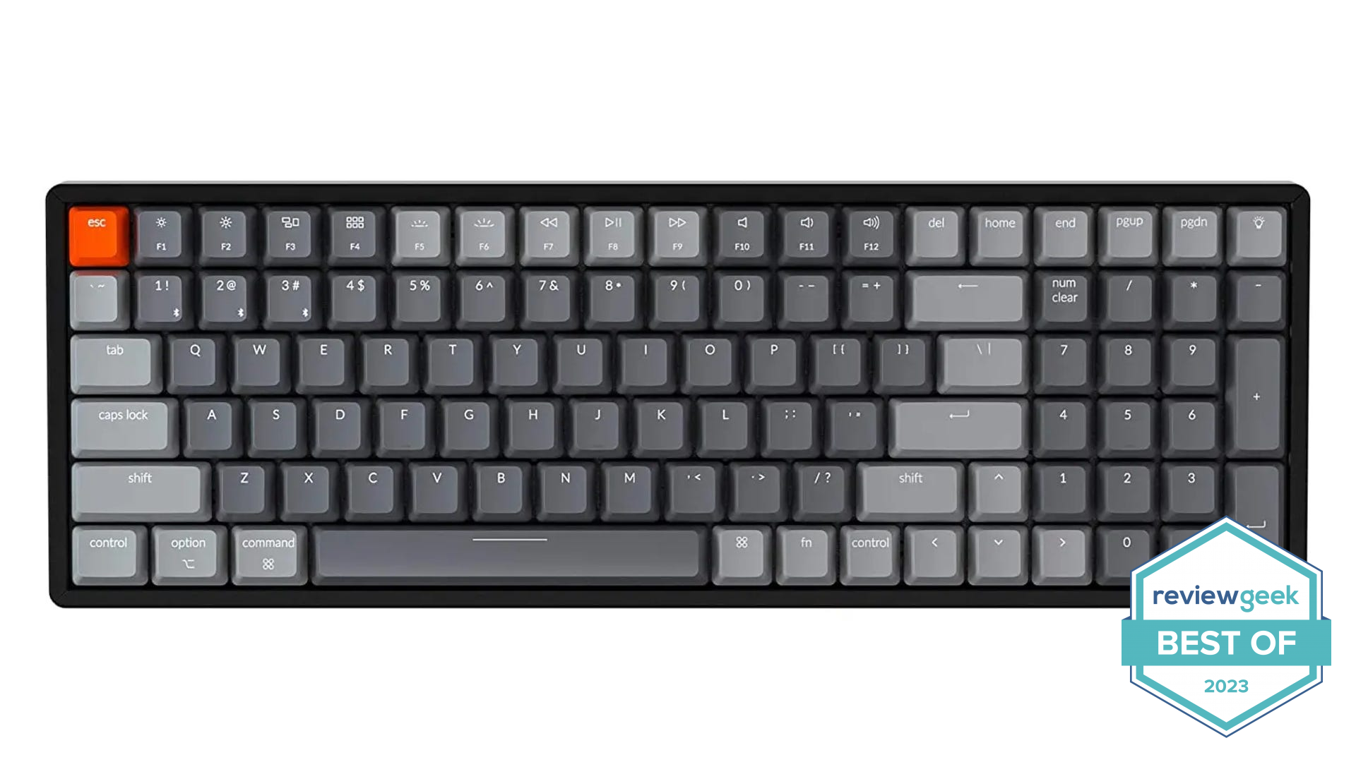 They Keychron K4 wireless mechanical keyboard on a white background.