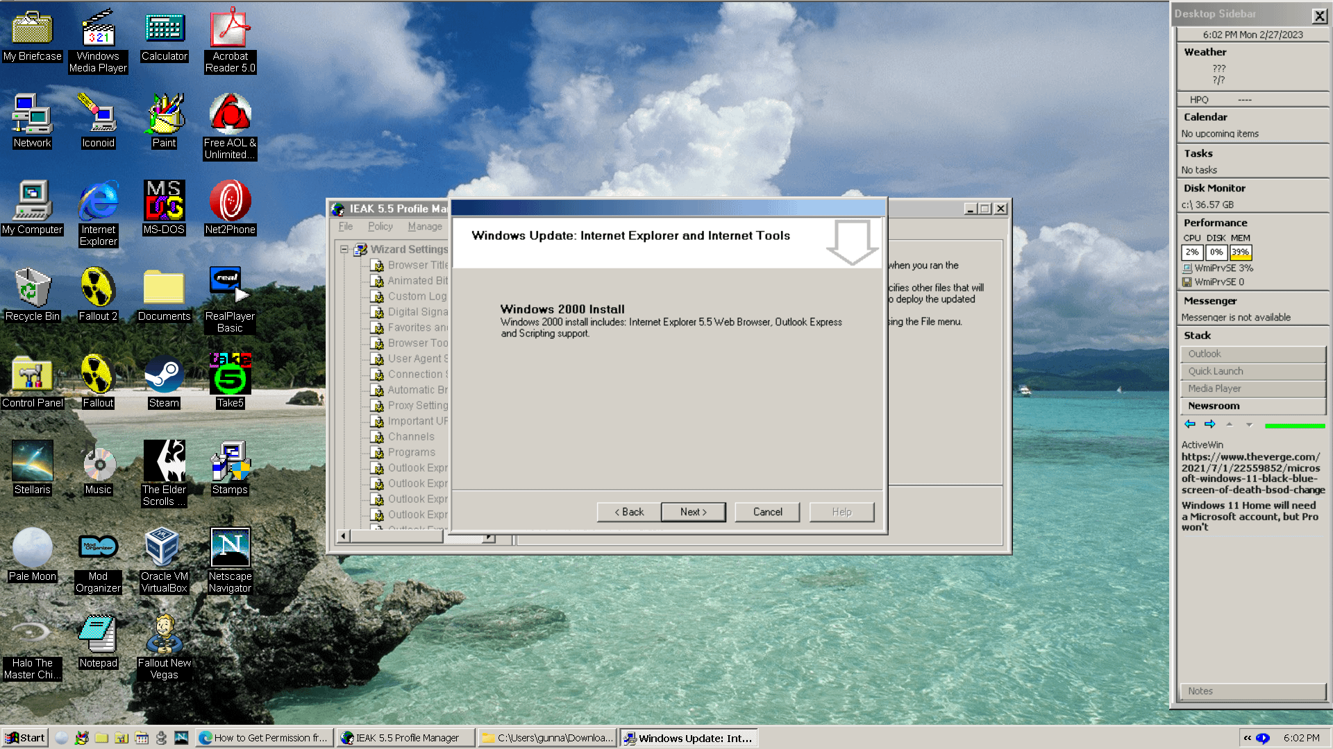 This Windows 11 Customization Takes You Back to Windows 2000